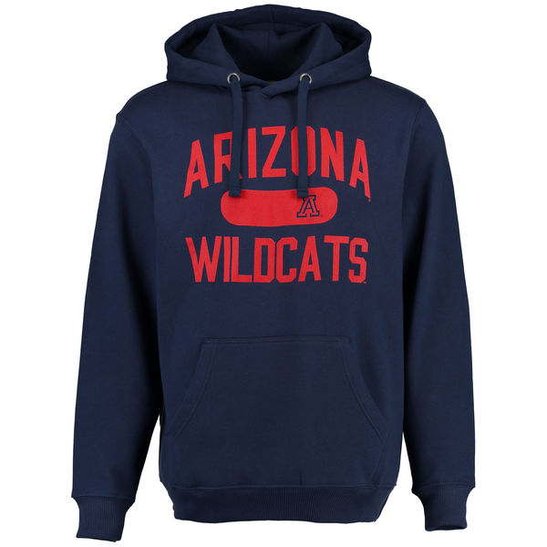 Men NCAA Arizona Wildcats Athletic Issued Pullover Hoodie Navy
